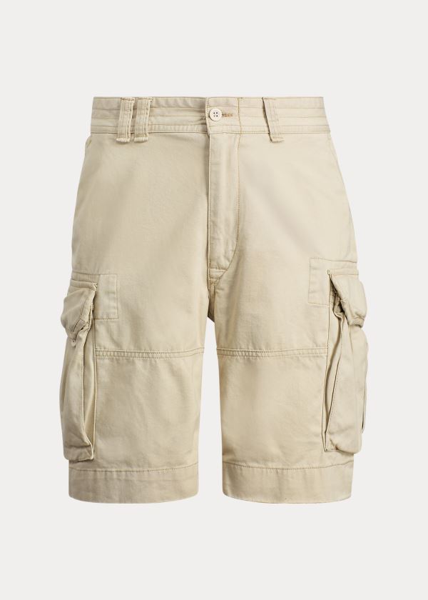 Pantalones Cortos Polo Ralph Lauren Hombre Marrom - Classic Fit Cargo - TBQXJ2071
